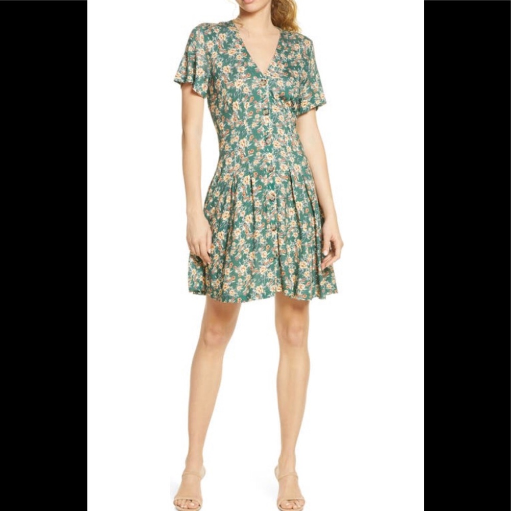 French Connection Tahki Meadow Mini Jersey dress